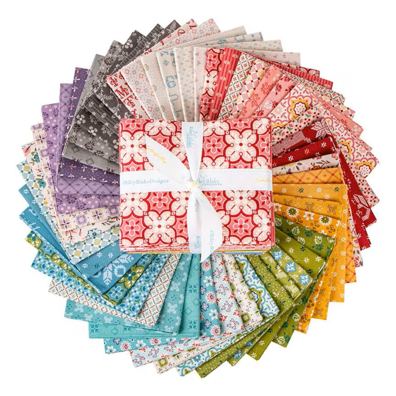 Fabric Riley Blake Precuts Piece & Plenty Fat Quarter Bundle FQ-15870-48